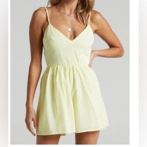 Romper playsuit lemon